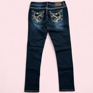 Stylish Blue Women's Jeans 7/8